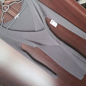 Charlotte Russe fitted long sleeve dress